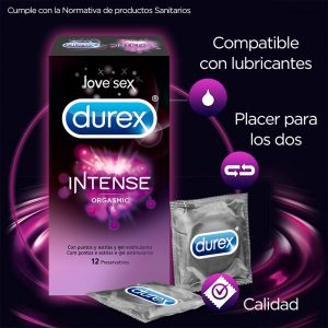 Preservativos para parejas - Preservativos con estrías, puntos, texturas y estríados - Preservativos con estrias para parejas de Durex