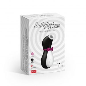 Succionadores de clítoris - Juguetes sexuales para mujeres - Satisfyer Penguin en la caja