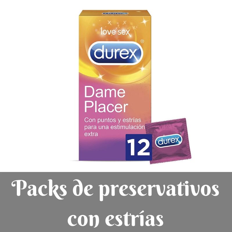Los mejores packs de preservativos con estrias y puntos de Amazon