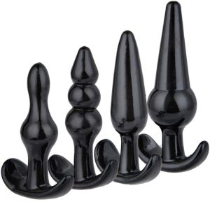 Plug anal con Healifty de 4 piezas diferentes - Los mejores plugs anales que comprar por internet - Mejor plug anal para sexo anal